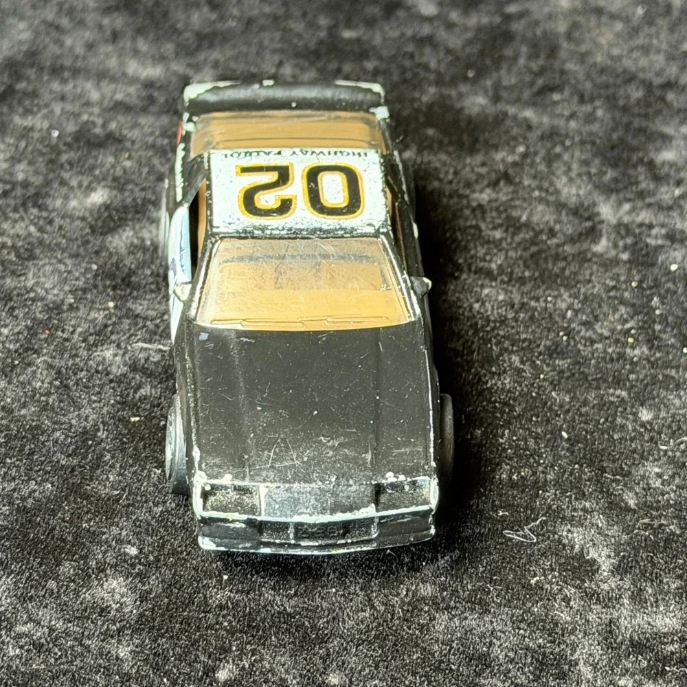 Hot Wheels 1983 Chevy Camaro IROC-Z: Highway Patrol, Black White, 02 Diecast Car